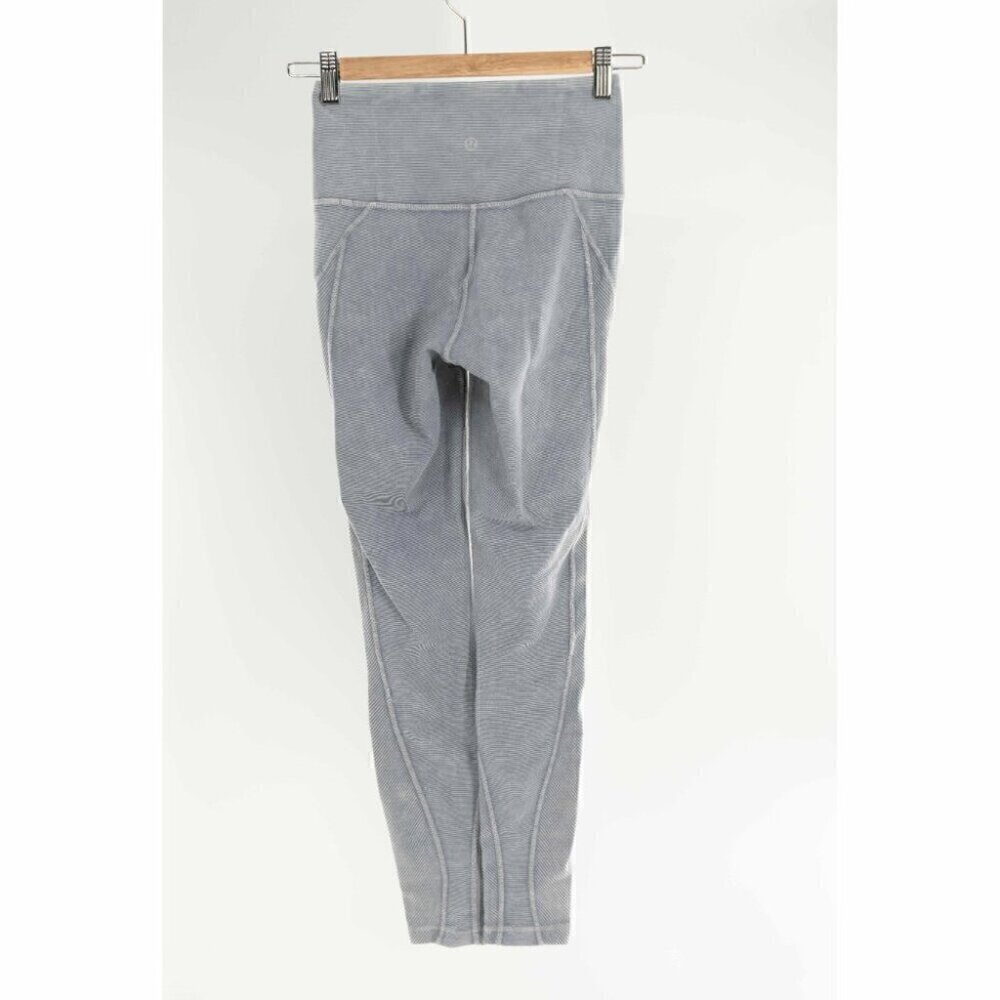 Lululemon Wunder Under High-Rise Tight *Snow Washed Ribbed 28" Washed Luna | 2 - Picture 4 of 10